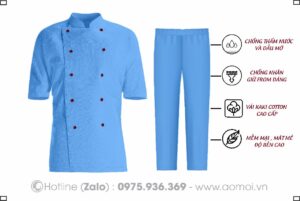 Áo đồng phục bếp 01
