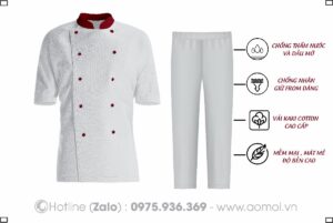 Áo đồng phục bếp 03