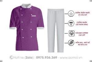 Áo đồng phục bếp 07