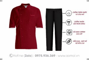 Áo đồng phục bếp 09