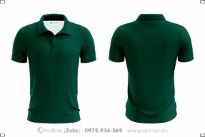 Áo thun cổ bẻ ve chai