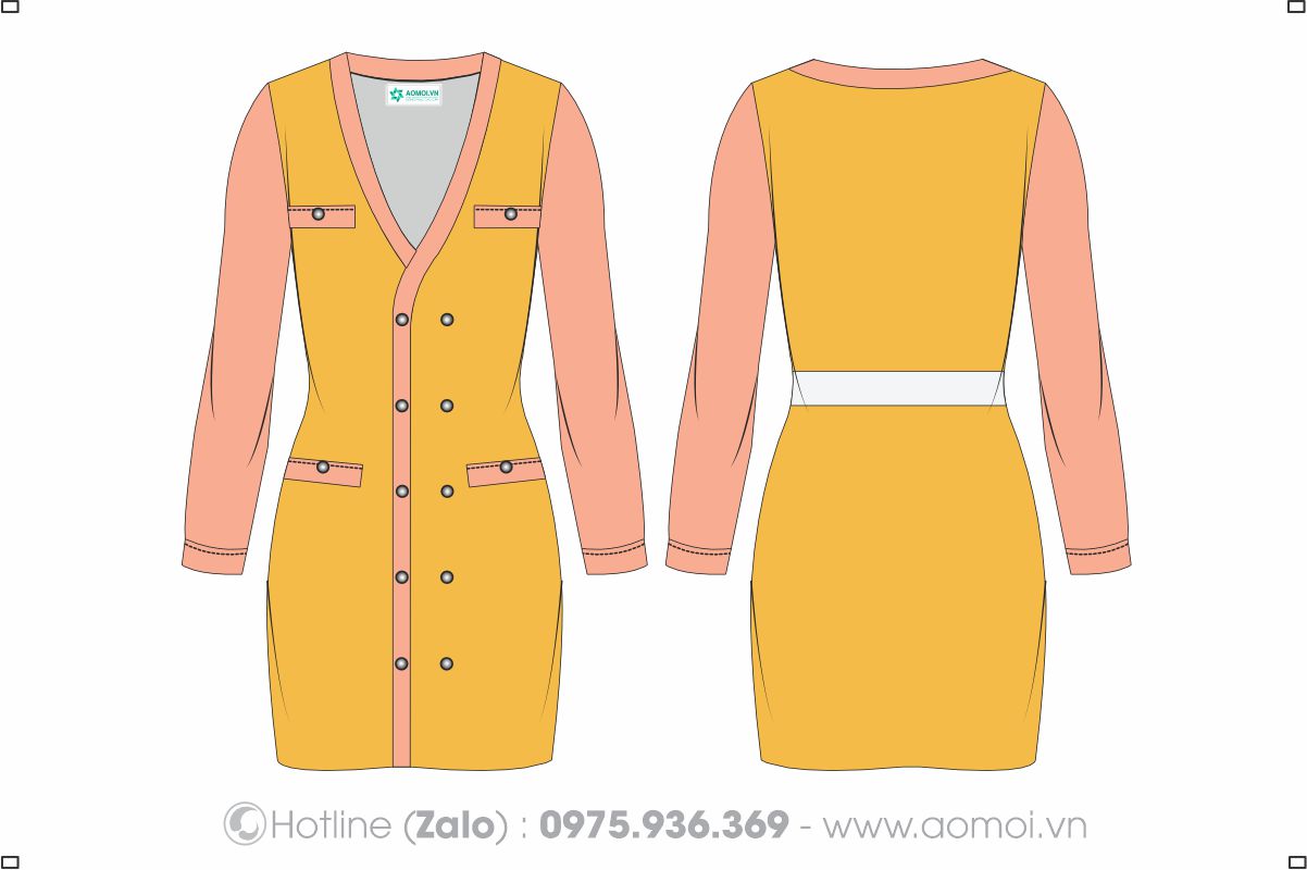 Đồng phục giáo viên mầm non 06