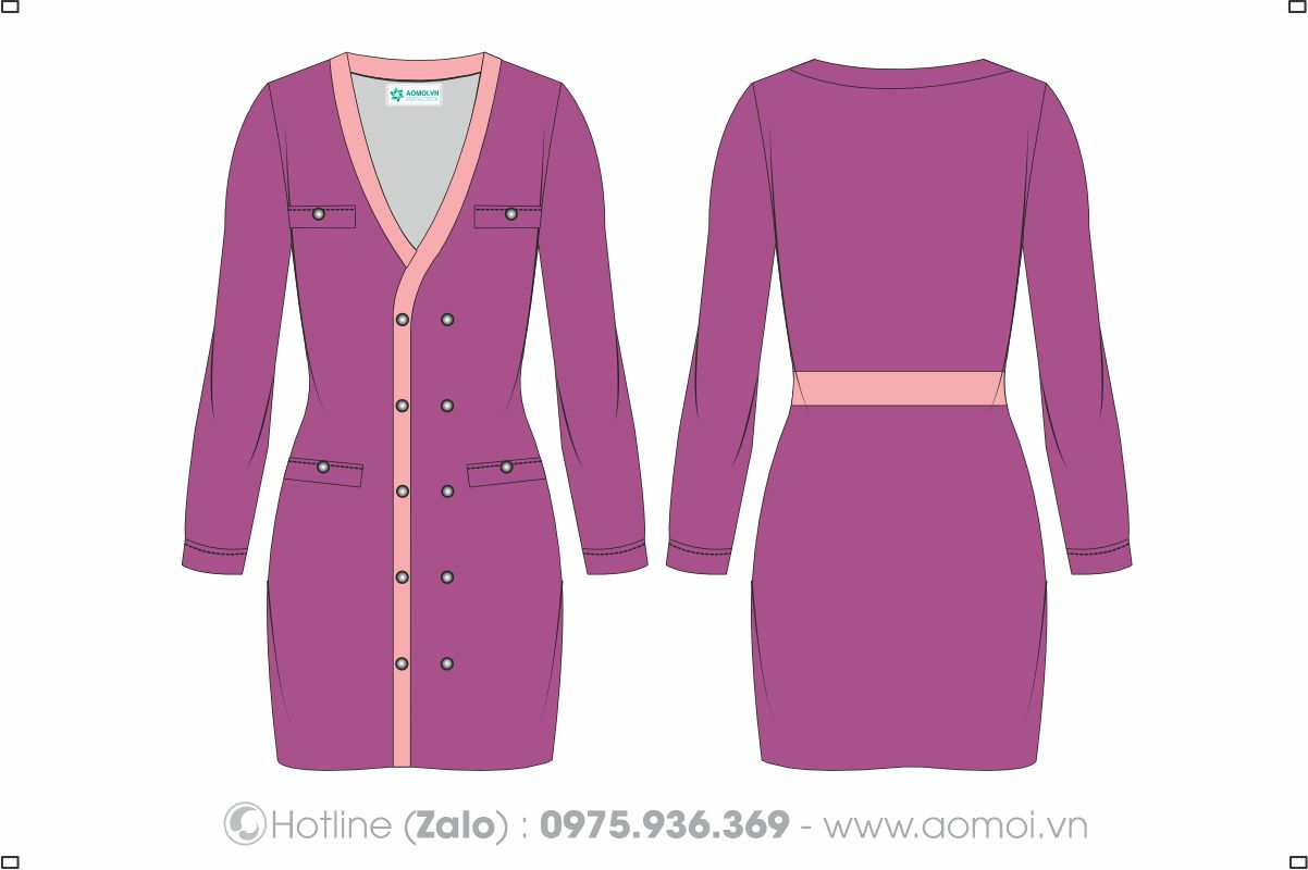 Đồng phục giáo viên mầm non 08