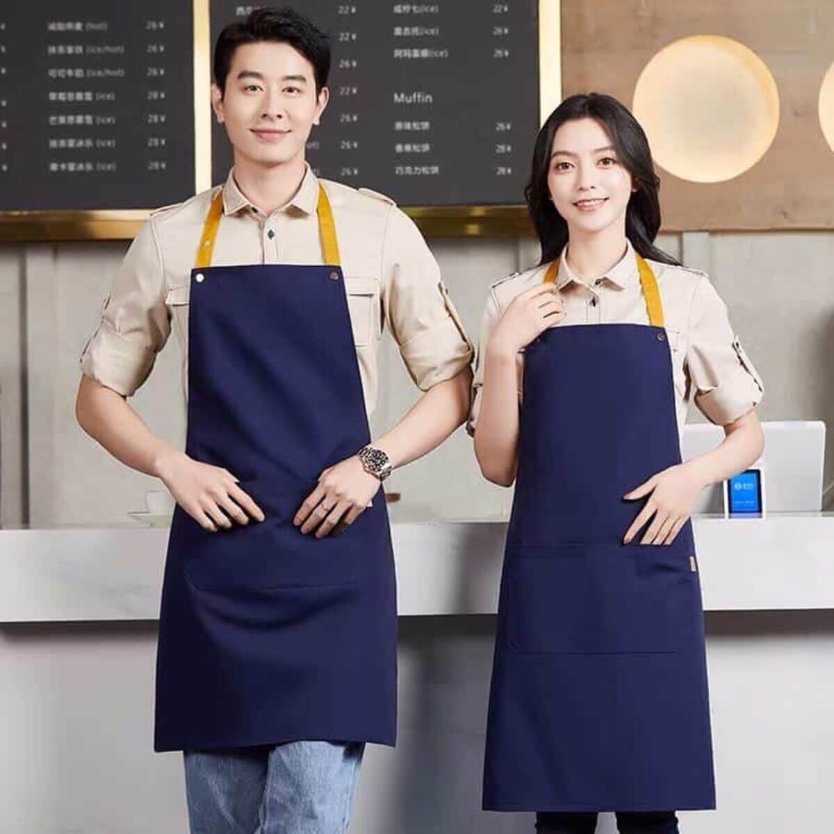 Kiểu dáng thiết kế đồng phục yếm đẹp