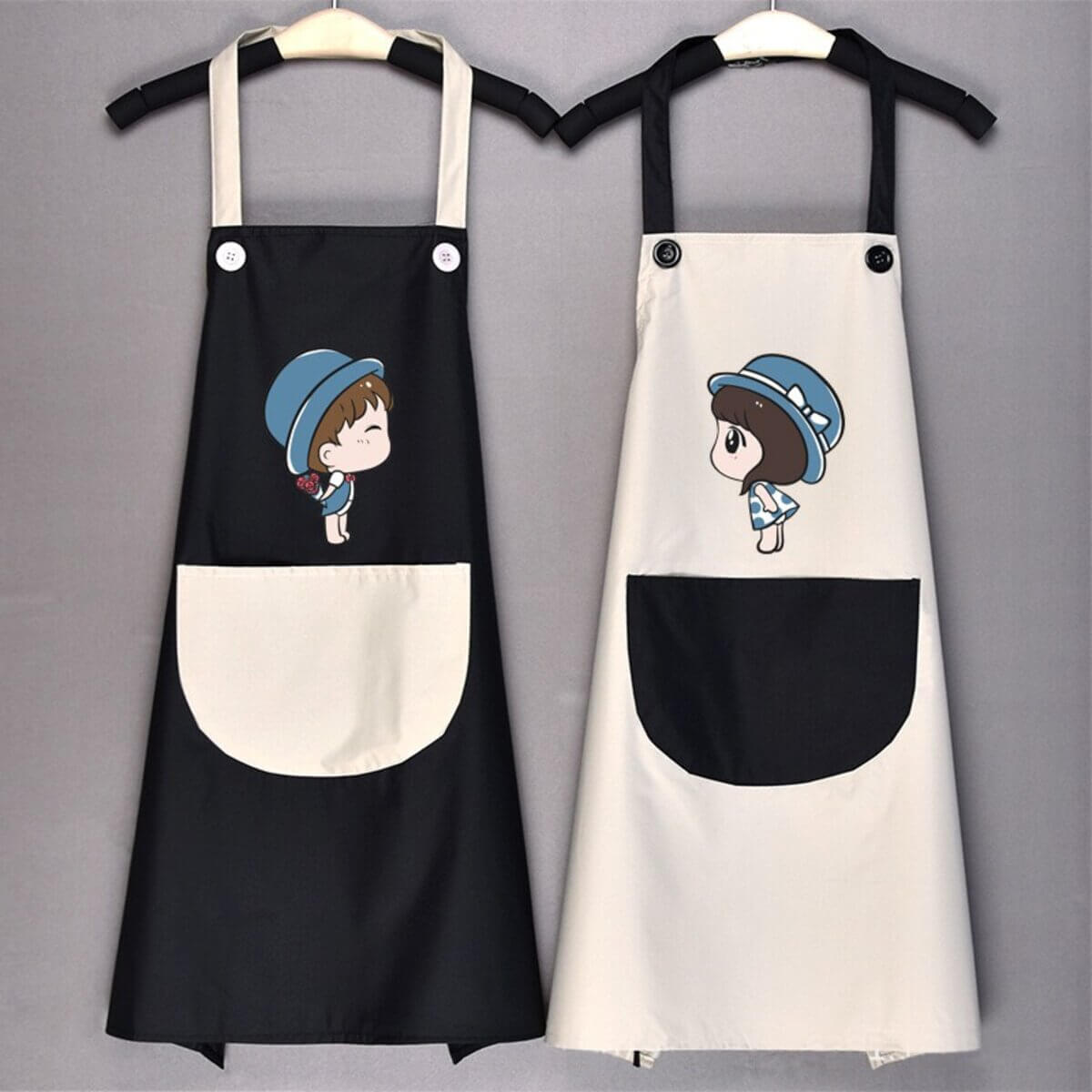 Mẫu tạp dề chống nước với đa dạng kiểu dáng