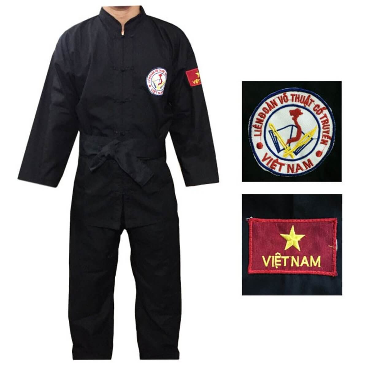 Võ phục cổ truyền được thiết kế tinh tế