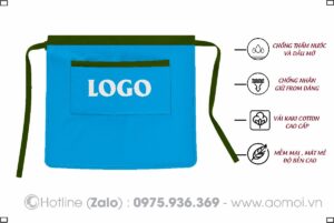 Tạp dề quán trà sữa coffee- Tạp dề đồng phục 13