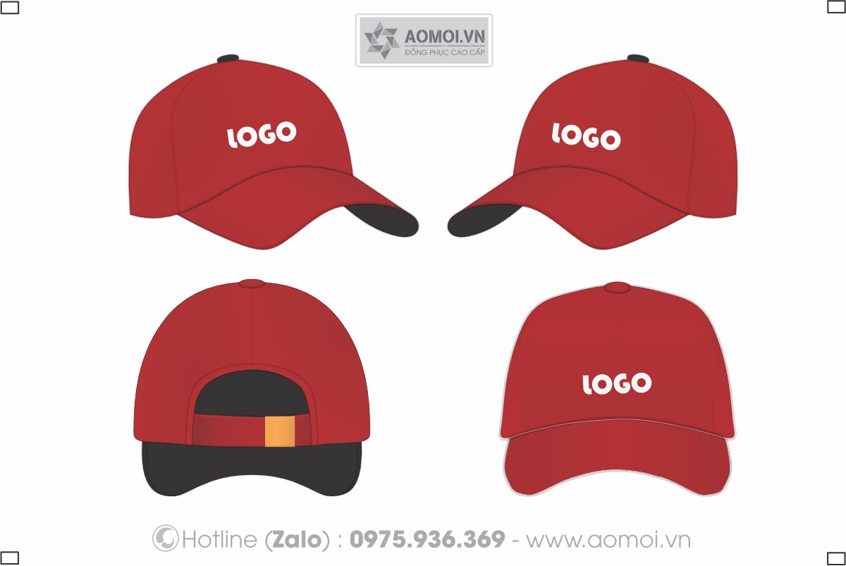 Mẫu mũ lưỡi trai đồng phục 05