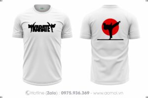 Võ phục Karate- Áo phông karate 2